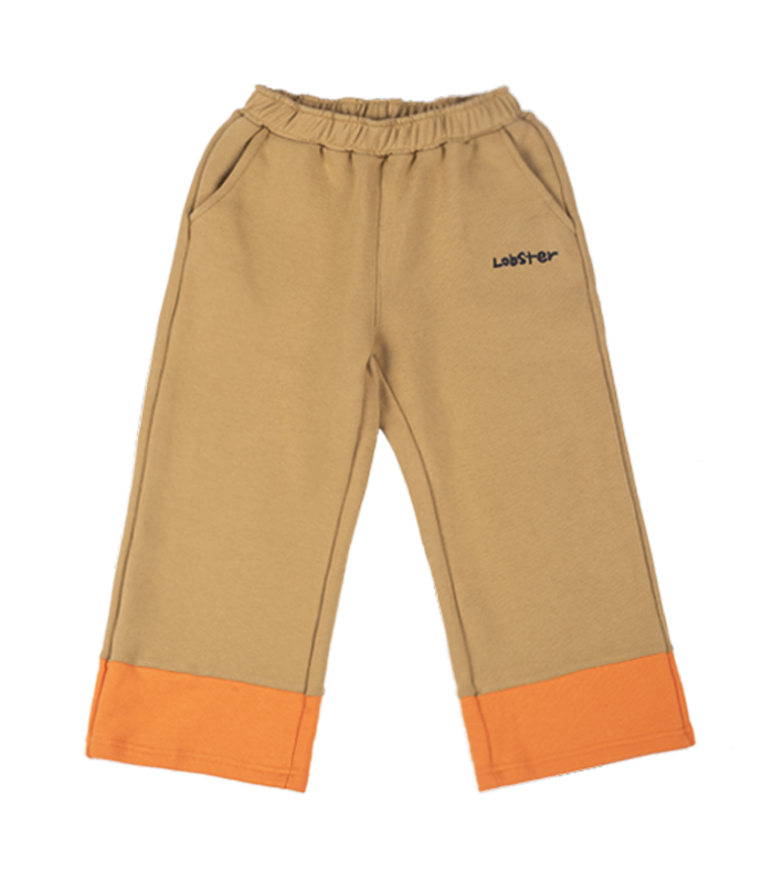 Brown-Orange Wide Pants