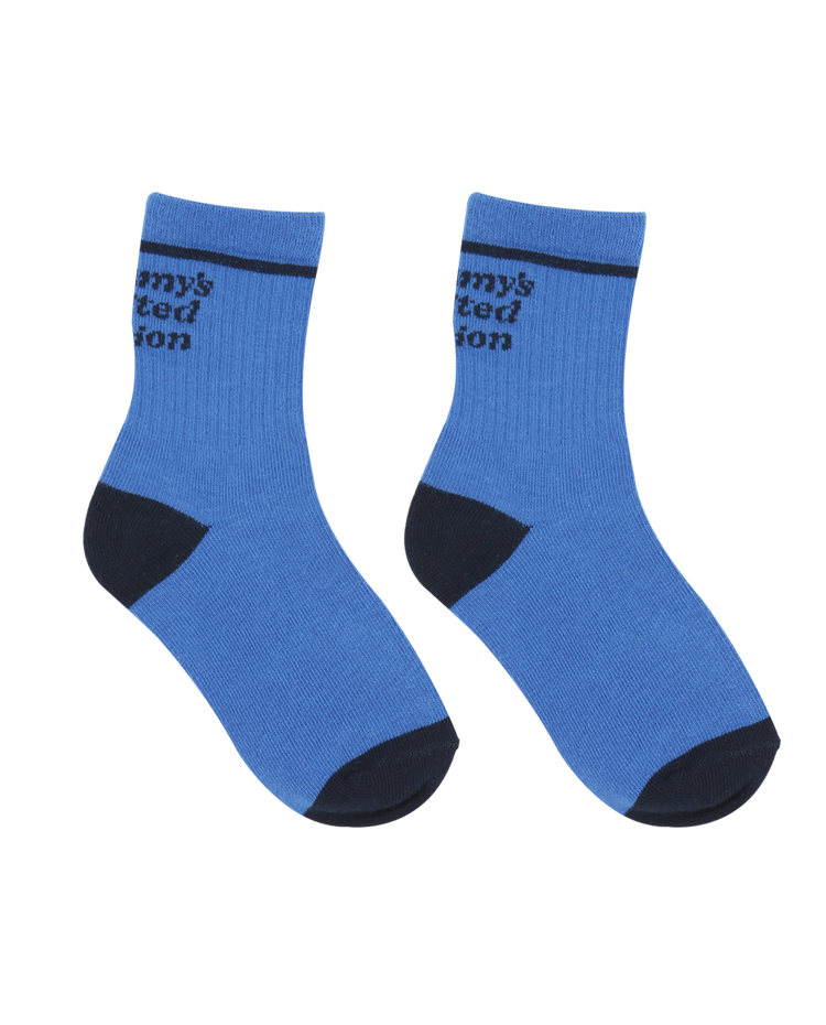 Blue Mommy Socks