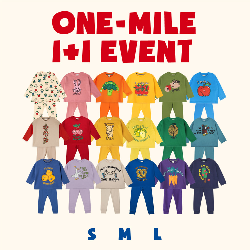 One Mile 1+1 event (S-L size)