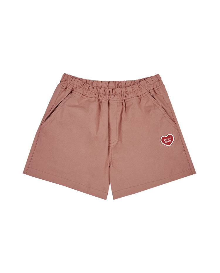 Pink BB Heart Patch Shorts