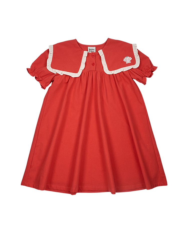 Red Shell Sailor Dress