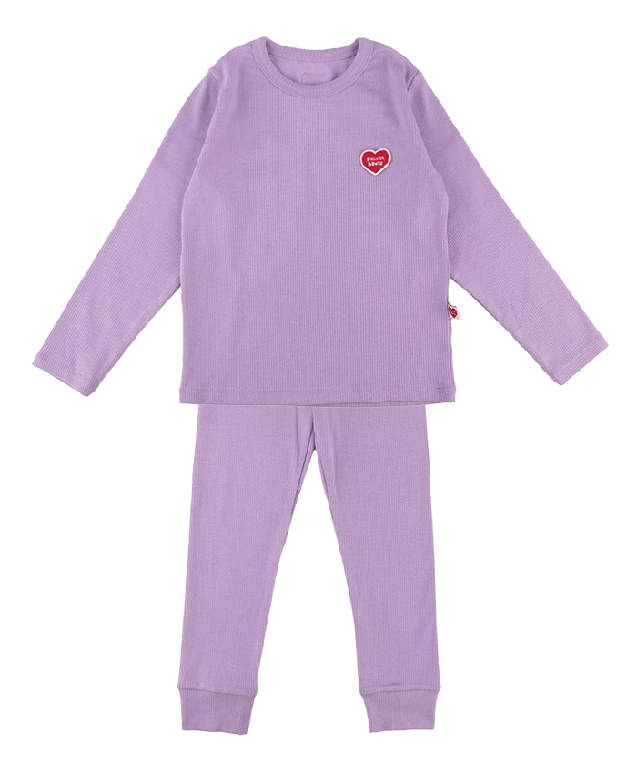 [SET] Lavender BB Heart Homewear