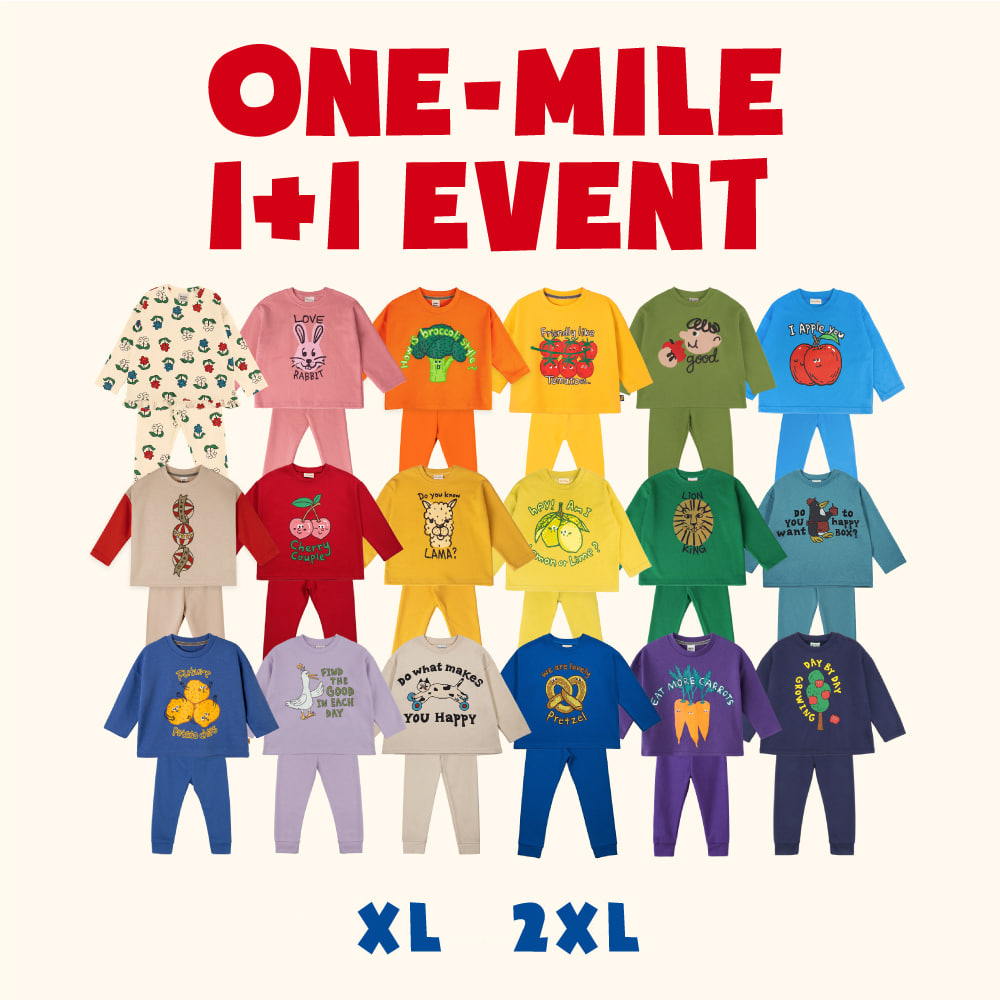 One Mile 1+1 event (XL-2XL size)