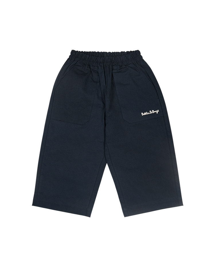 Navy Outpocket Woven Pants