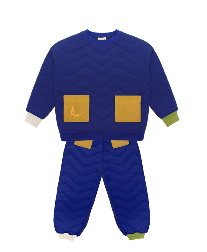 [SET] Blue Quilted Padding