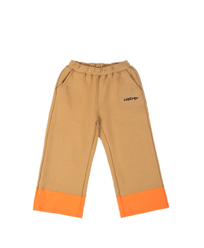 Brown-Orange Wide Pants