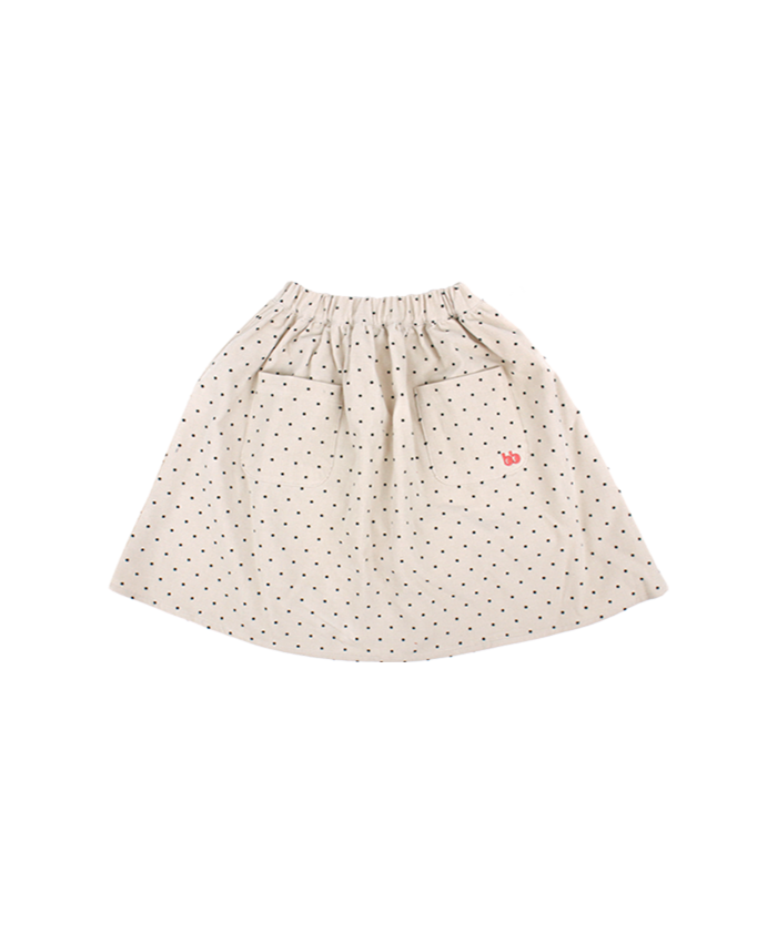 Ivory Dot Skirt