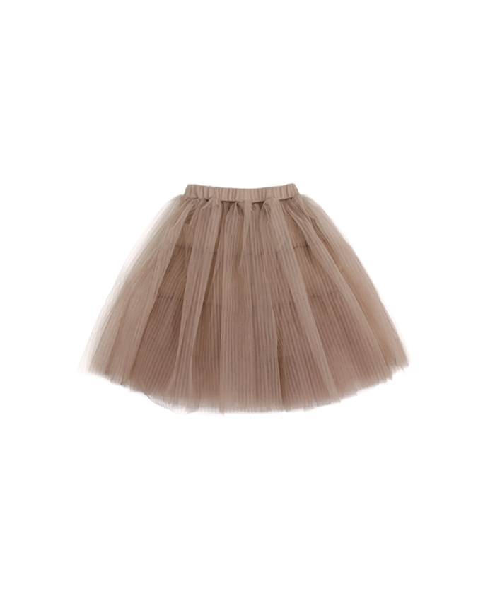 Brown Tulle Skirt