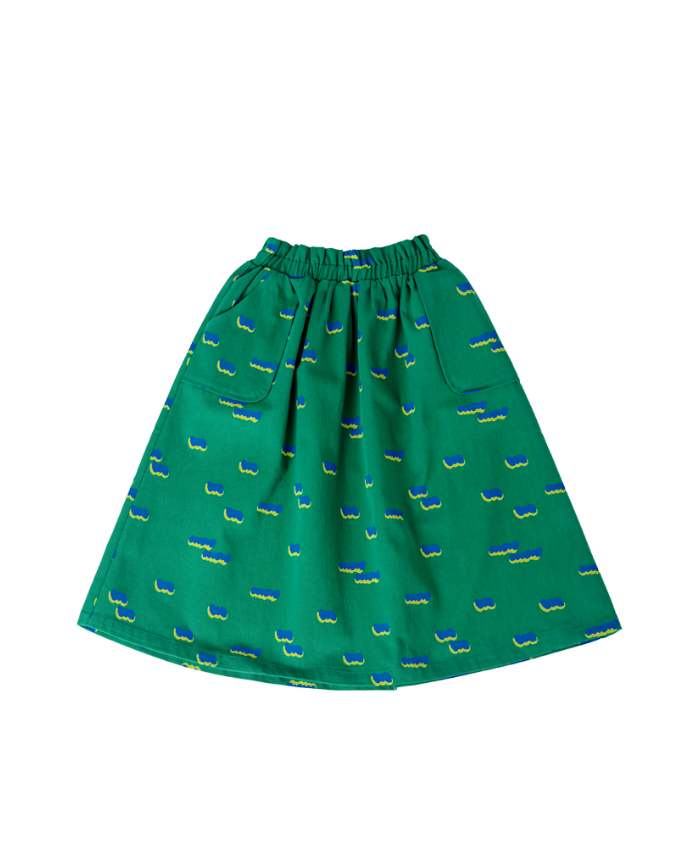 Green Cloud Skirt