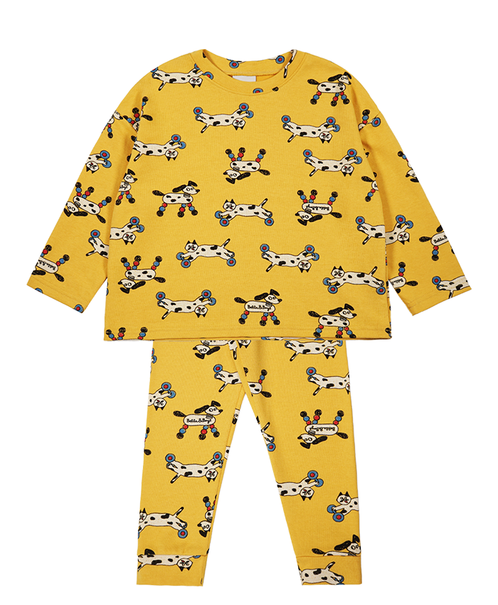 [SET] Yellow Cat&amp;Puppy One Mile