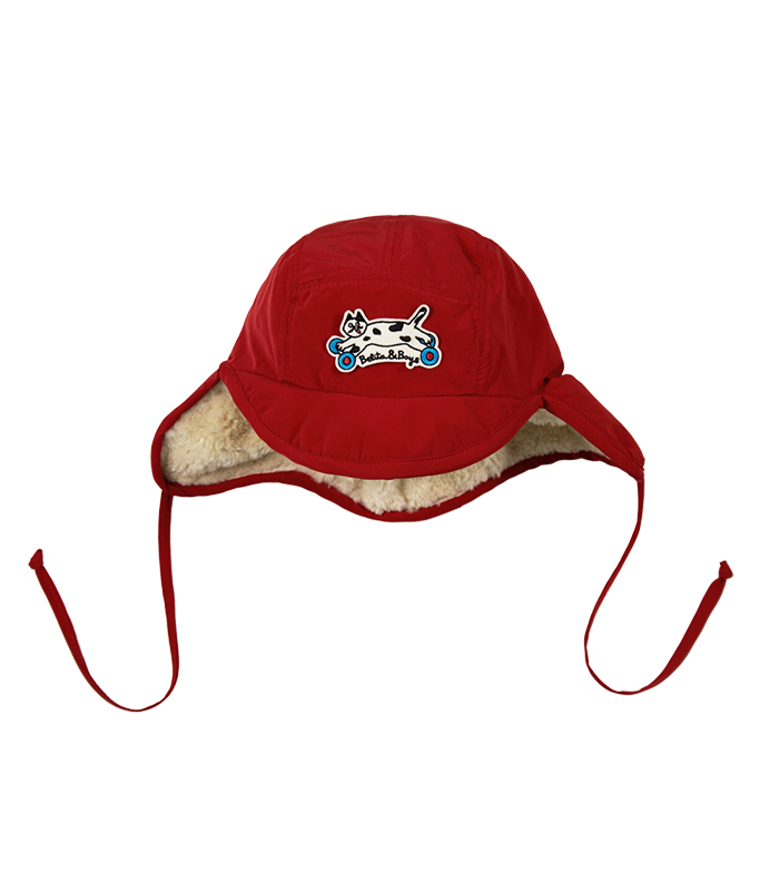Red Cat Earmuff Cap