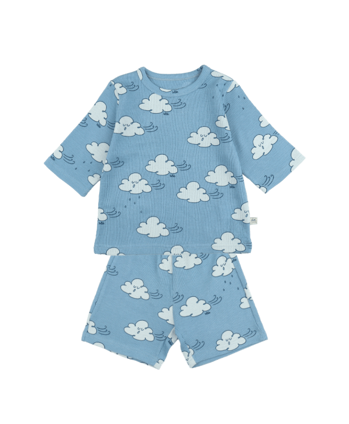 [SET] Blue Rain Cloud Homewear