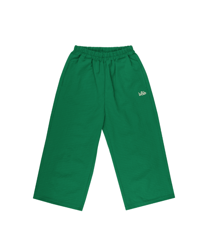 Green B&amp;B Wrinkle Pants